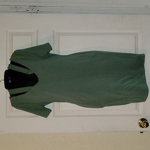Large dress olive green
